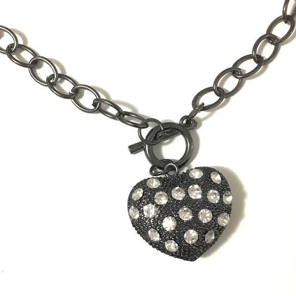 Heart Toggle Necklace Reversible - Picture 4 of 4